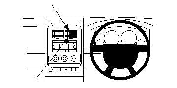 Brodit ProClip 654091 - Jeep Cherokee 2008-2012