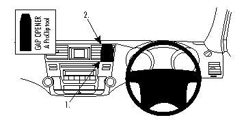 Brodit ProClip 654096 - Toyota Highlander 2008-2013