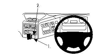 Brodit ProClip 654180 - Mercedes-Benz Atego 2008-2023