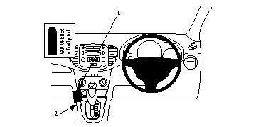 Brodit ProClip 654184 - Hyundai i10 2008-2013