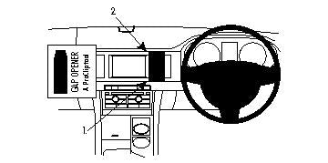 Brodit ProClip 654200 - Jaguar XF 2009-2015