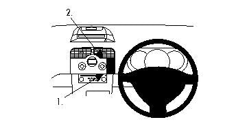 Brodit ProClip 654206 - Renault Kangoo 2008-2013