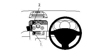 Brodit ProClip 654207 - Renault Kangoo 2008-2013