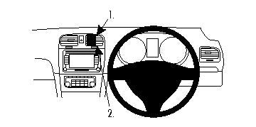 Brodit ProClip 654260 - Volkswagen Golf VI 2009-2012