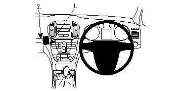 Brodit ProClip 654277 - Holden Insignia A 2009-2013