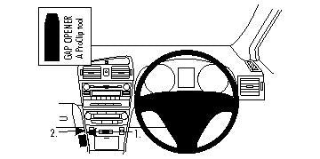 Brodit ProClip 654281 - Toyota Avensis 2009-2015