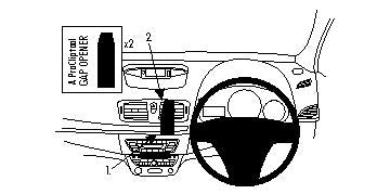 Brodit ProClip 654283 - Renault Fluence 2009-2016