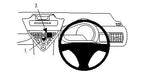 Brodit ProClip 654291 - Toyota iQ 2009-2019