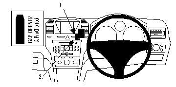 Brodit ProClip 654335 - Opel Zafira B 2005-2011