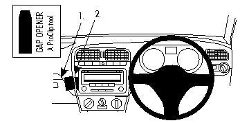 Brodit ProClip 654383 - Volkswagen Polo 2010-2014