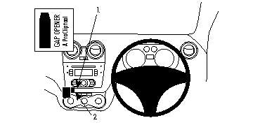 Brodit ProClip 654385 - Alfa Romeo MiTo 2009-2018