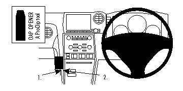 Brodit ProClip 654417 - Nissan GTR 2009-2016