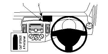 Brodit ProClip 654463 - Nissan Evalia 2010-2014