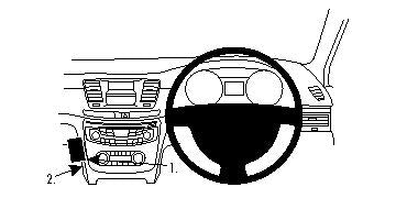 Brodit ProClip 654588 - Peugeot 508 2011-2018
