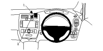 Brodit ProClip 654706 - Nissan Leaf 2011-2017
