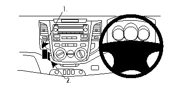 Brodit ProClip 654746 - Toyota HiLux 2012-2016