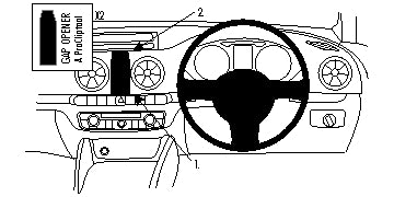 Brodit ProClip 654804 - Audi A3 2013-2020