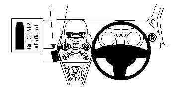 Brodit ProClip 654808 - Ford Ka 2009-2016