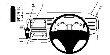 Brodit ProClip 654817 - Mitsubishi Outlander 2013-2021