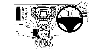 Brodit ProClip 654834 - Hyundai Grand Santa Fe 2013-2018