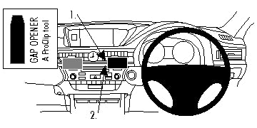 Brodit ProClip 654847 - Lexus ES Series 2013-2018