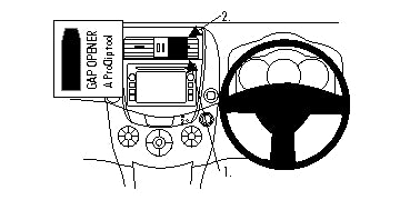 Brodit ProClip 654853 - Toyota RAV 4 2011-2012
