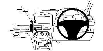 Brodit ProClip 654859 - Renault Clio IV 2013-2016
