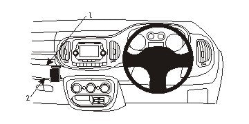 Brodit ProClip 654881 - Fiat 500 L 2013-2022
