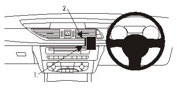 Brodit ProClip 654892 - Audi A6 2011-2018