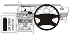 Brodit ProClip 654896 - Mercedes-Benz E-Class, Sedan 2014-2016