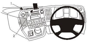 Brodit ProClip 654900 - Mercedes-Benz Actros 4 2013-2019
