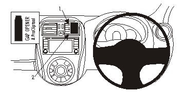 Brodit ProClip 654944 - Nissan Micra 2014-2017
