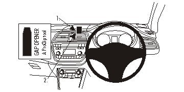 Brodit ProClip 654982 - Suzuki SX4 S-Cross 2014-2021