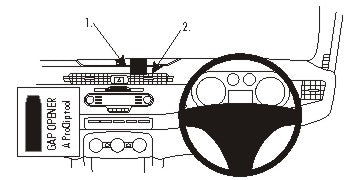 Brodit ProClip 654984 - Alfa Romeo Giulietta 2010-2021