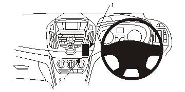 Brodit ProClip 654989 - Ford Tourneo Connect 2014-2018