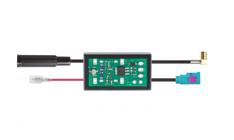 Antennesplitter aktief AM/FM Din F - DAB/DAB+ SMB F/Fakra F