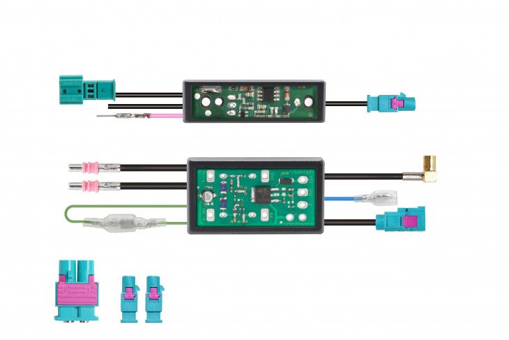 DAB+ Amplifier Diversity- and Signalsplitter - Fakra