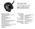 MXN 22 CHD heated infra red ball camera 130° IP-68