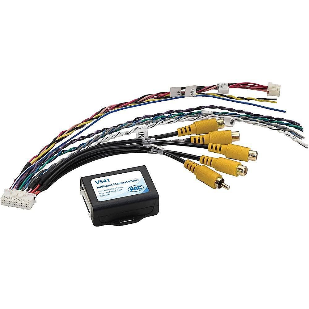 m-use 4 camera switch RCA (rear/front/left en right side)