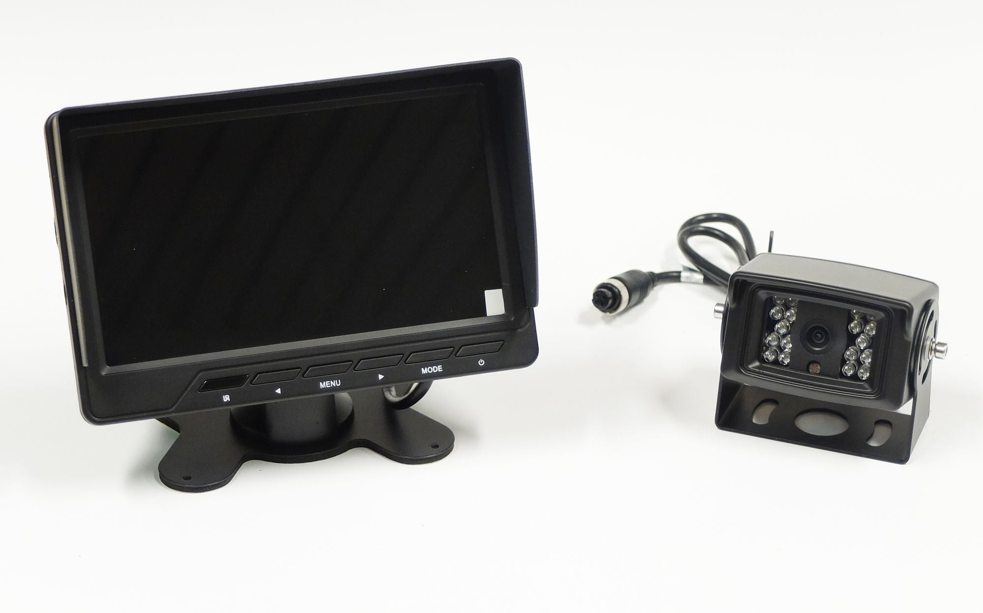 m-use SET opbouwcamera 1/3 + 7scherm + 10 m kabel 4pin