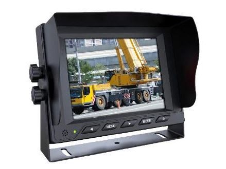 m-use opbouw monitor 5 wide screen 2x AV 12/24V 4-pin LCD