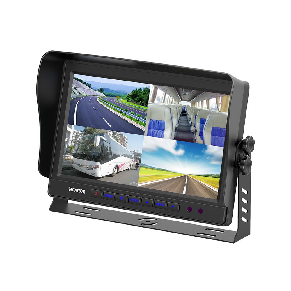m-use opbouw monitor 10.1 split screen 4x AV 12V-32v