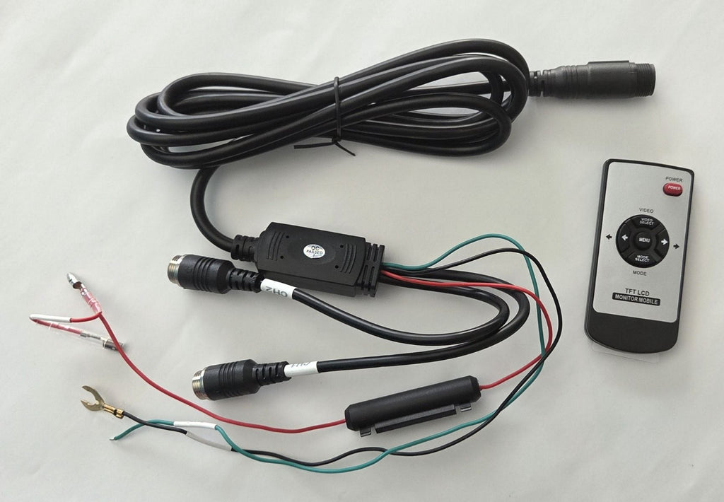 m-use vision - m-use 7-inch achteruitkijkspiegelmonitor AHD/CVBS 12/24V met clips en 2× - artikel 675203850 - afbeelding 5