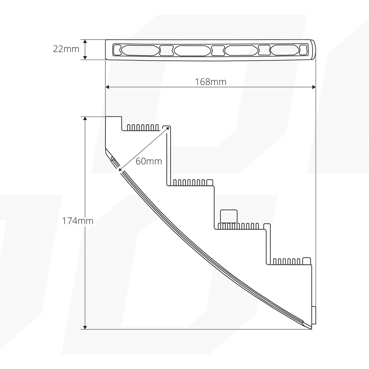 Dagrijverlichting DRL 523HP Mini AMiO 01526 - AMiO 01526 - productafbeelding 6