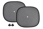 Zonwering 44x38cm, 2 stuks, zwart, nylon mesh AMiO 01537 - AMiO 01537 - afbeelding 1