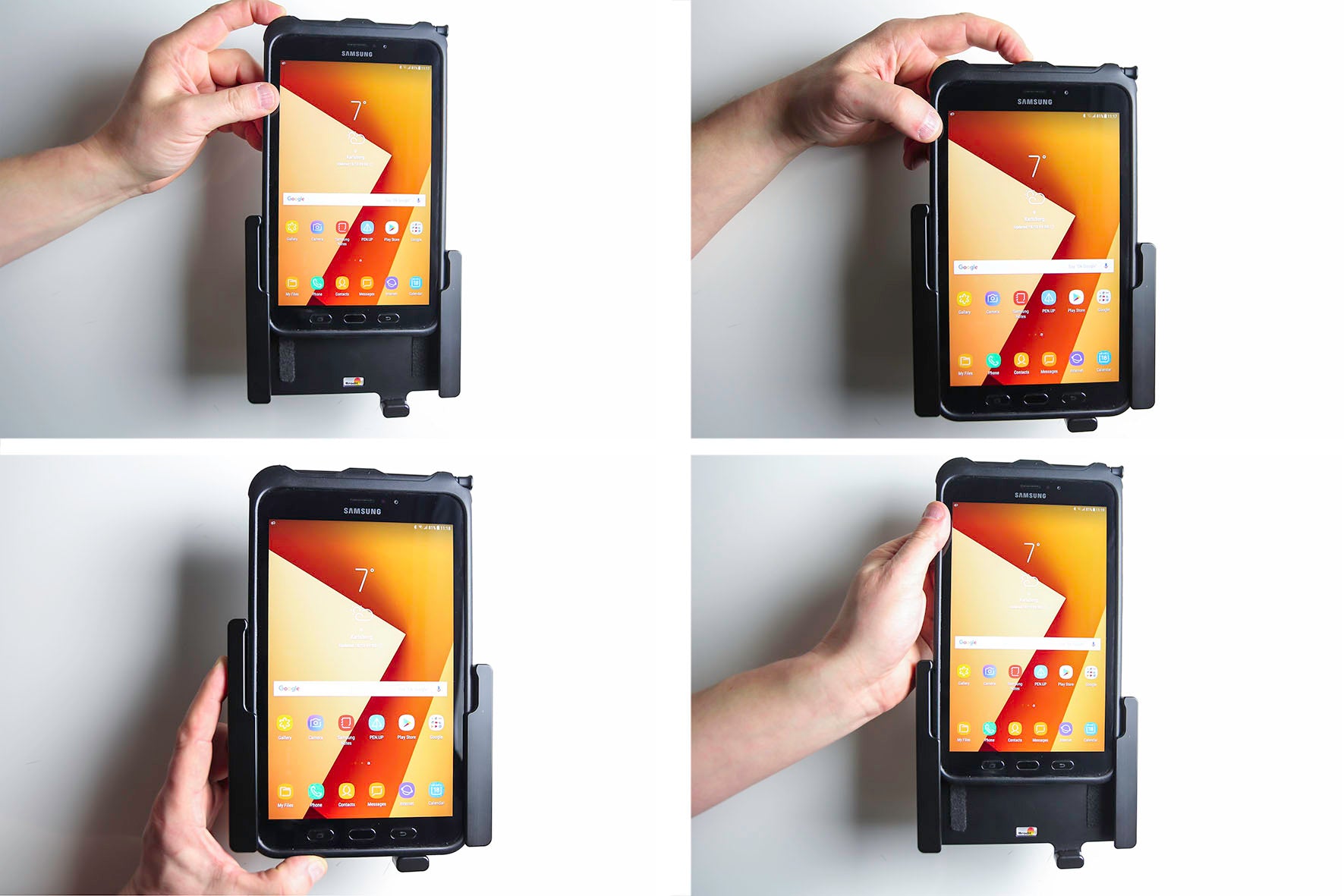 Brodit Passieve Houder 711002 - Tablethouder Samsung Galaxy Tab Active 5 / Galaxy Tab Active 3 / Galaxy Tab Active 2