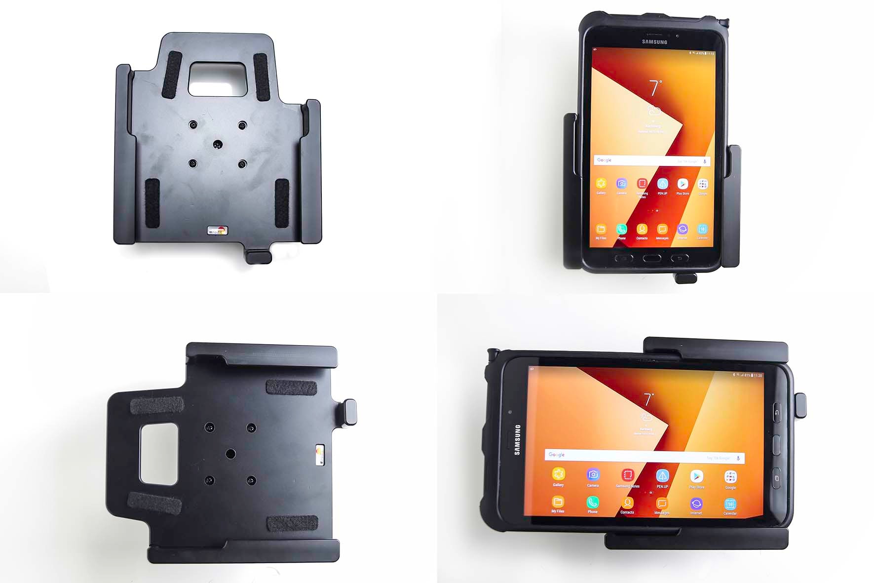 Brodit Passieve Houder 711002 - Tablethouder Samsung Galaxy Tab Active 5 / Galaxy Tab Active 3 / Galaxy Tab Active 2