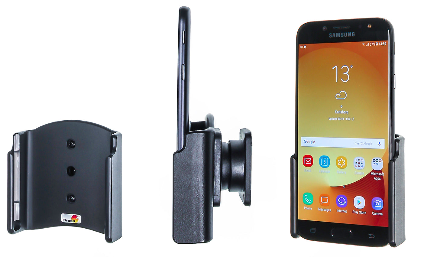 Brodit Passieve Houder 711004 - Telefoonhouder Samsung Galaxy J7 (2017) Sm-J730F