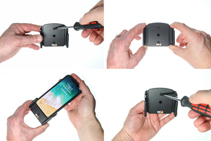 Brodit Passieve Houder 711013 - Telefoonhouder Apple iPhone Air / iPhone 11 Pro / iPhone 11 / iPhone Xs / iPhone XR
