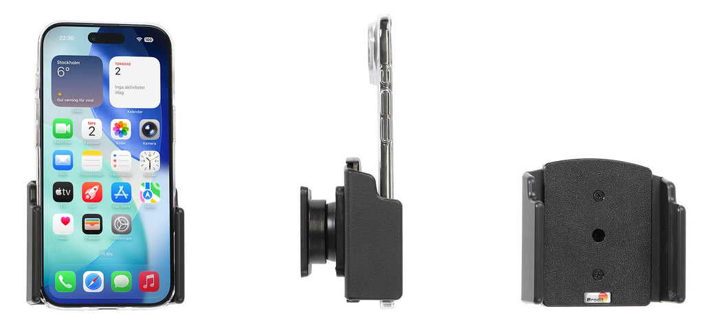 Passive holder with tilt swivel 711013
